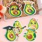 6PCS DIY Avocado Diamond Art Coasters – Cute Fruit Coasters with Holder, Diamond Painting Craft Supplies for Drinks